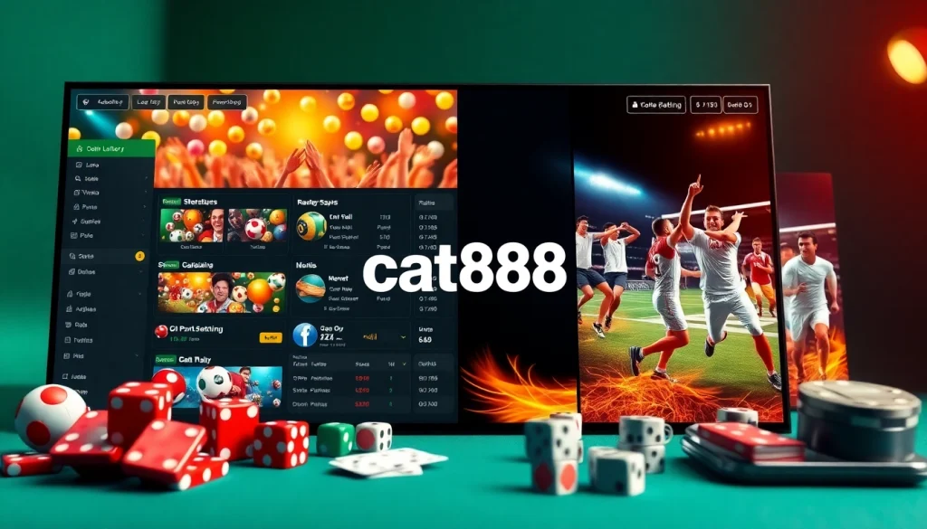 Explore the engaging cat888 online gambling platform with lottery options and sports betting features.