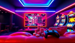 Experience fenix168's vibrant online gaming environment with high-energy visuals and exciting gaming elements.