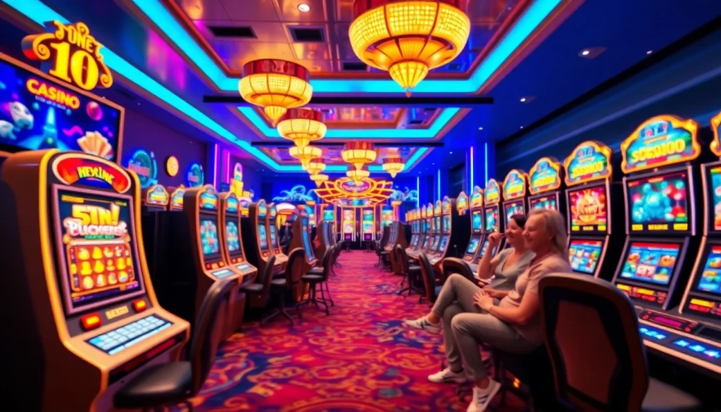 Experience myplay168's thrilling gaming environment filled with exciting slots and happy players.