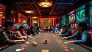 Discover the excitement of nhà cái uy tín nhất Việt Nam in a lively casino scene.