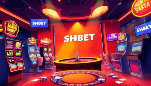 Experience the vibrant atmosphere of online gaming with SHBET's exciting casino environment.