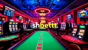 Explore the thrilling betting experience of https://shbettt.net/ with vibrant casino scenes and engaging gaming action.