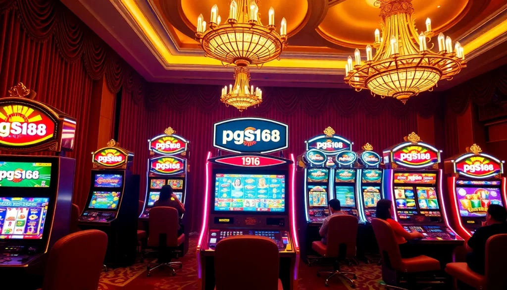 Experience thrilling moments with pgslot168 slot machines in a luxurious casino atmosphere.