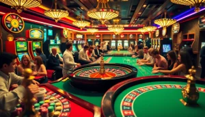 Exciting roulette table in a casino emphasizing 사이트 검증 for safe gambling experiences.
