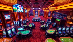 Experience the lively atmosphere of thienhabet's casino scene, showcasing excitement in sports betting.
