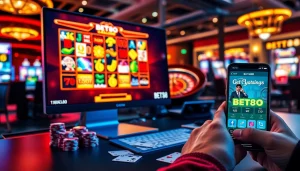 Experience the vibrant world of online gambling with Bet88, featuring colorful slots and exciting casino action.