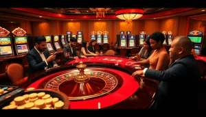 kubet's online casino scene showcasing an exciting roulette game and players winning big.