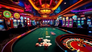 Experience the excitement of gambling at a live casino featuring intense games like blackjack and roulette, encouraging visits to https://68gamebai.download/.