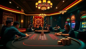 Experience the thrill of casino gaming with https://68gamebai.download/ as you place your bets at a stylish poker table.