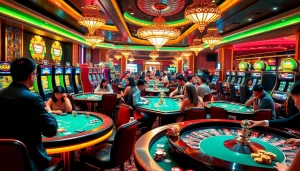 Experience the excitement of rr888 at our dazzling casino, featuring high-stakes poker games and vibrant slot machines.