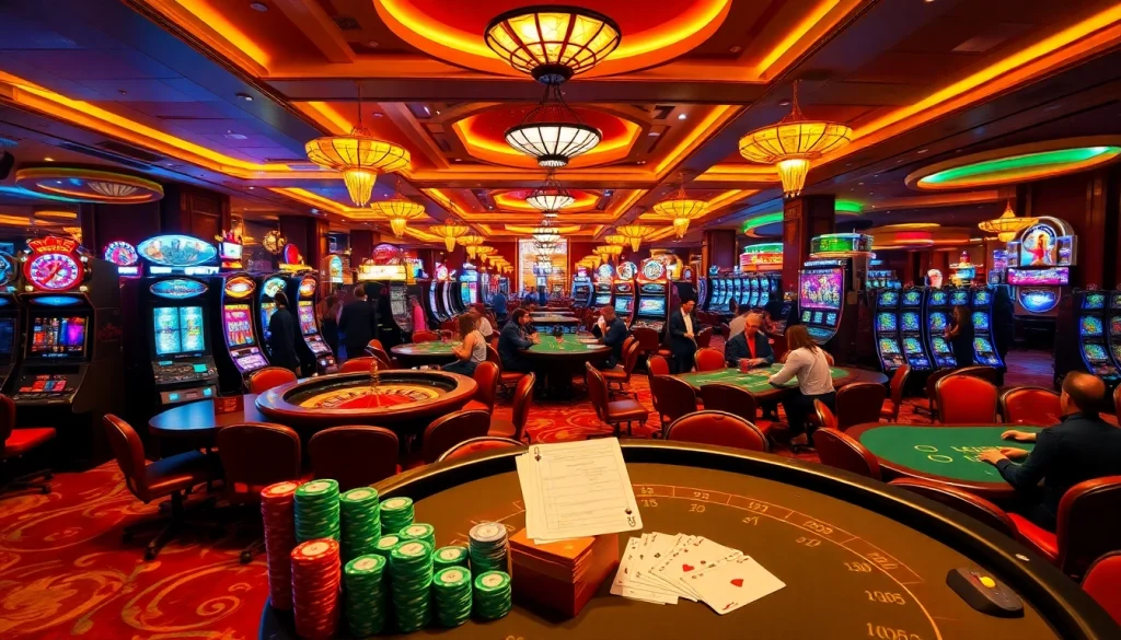 Experience the excitement of winning in a bustling casino with the latest from https://ketqua24.net/ showcasing vibrant gameplay and energy.