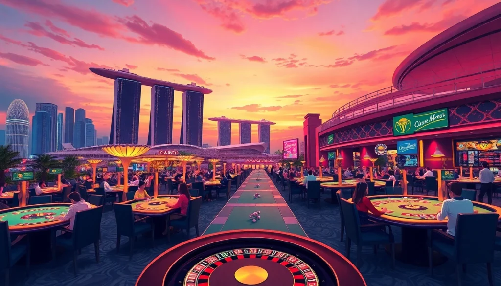 Experience the excitement of the Singapore Casino Site with diverse gaming options and vibrant atmosphere.