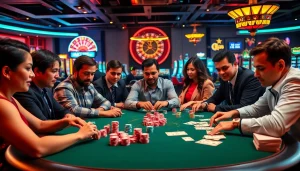 Experience the excitement of the trang chủ WW88 casino scene, showcasing intense poker gameplay with colorful chips.